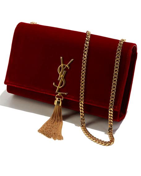 ysl tassel bag velvet|YSL evening bag with tassel.